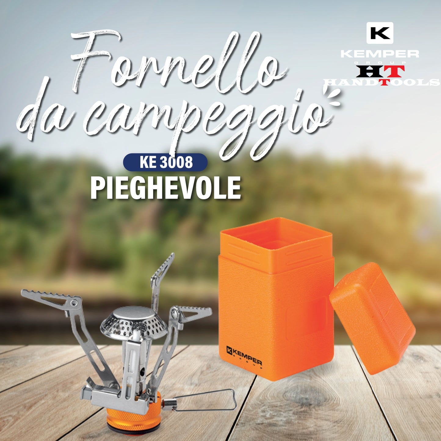გაზქურა პორტატული KEMPERGROUP KE3008