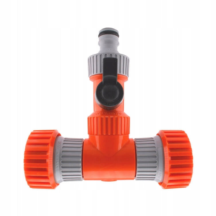 ონკანი კონექტორებით 1 გამშვებით და 3/4 შლანგის 2 შემაერთებელით SIROFLEX 4493