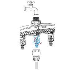 ონკანი 1 გამშვებით GF GARDEN GF80043001