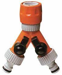 ონკანი კონექტორით 2 გამშვებით შლანგის შემაერთებელით SIROFLEX 4437/1