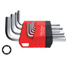 ექვსკუთხა სახრახნისის ნაკრები CETAFORM LT/9