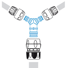 შემაერთებელი შლანგის Y ტიპის GF GARDEN GF80005455